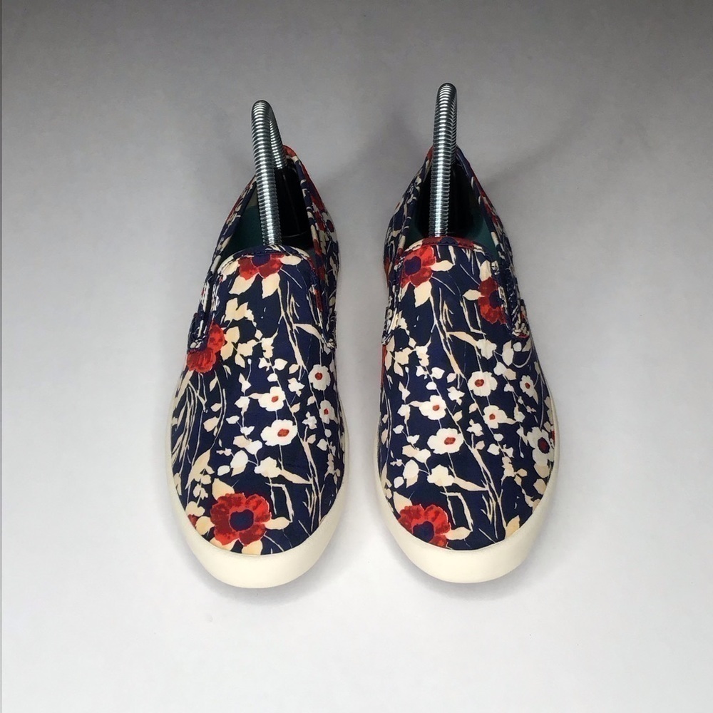 SEAVEES Baja Slip Ons Trina Turk Poplin Twill Sneakers. - Picture 2 of 10